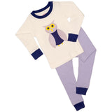 Purple Owl Organic Pajamas - LONG - Naayabymoonlight