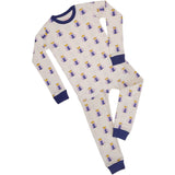 Purple Owl Print Organic Pajamas - Naayabymoonlight