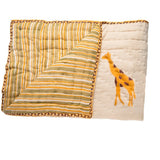 Organic Yellow Giraffe Quilt - Naayabymoonlight