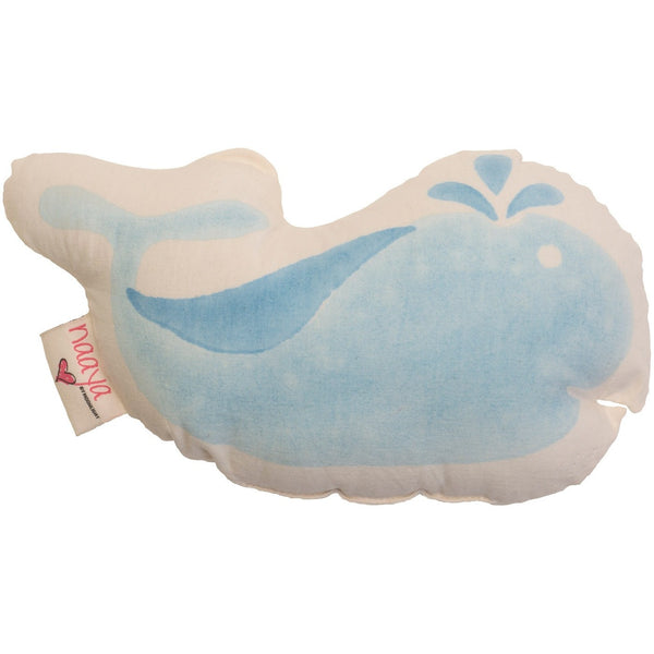 Blue Whale Small Cushion - Naayabymoonlight