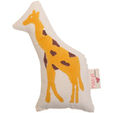 Yellow Giraffe Small Cushion - Naayabymoonlight