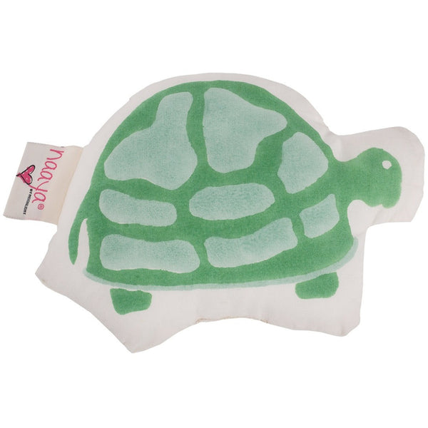 Green Turtle Small Cushion - Naayabymoonlight