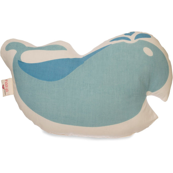 Blue Whale Large Cushion - Naayabymoonlight
