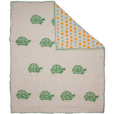 Organic Green Turtle Quilt - Naayabymoonlight