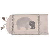 Gray Hippo Organic Blanket - Naayabymoonlight