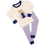 Purple Owl Organic Pajamas - LONG - Naayabymoonlight